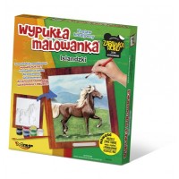 3D reliéf Islandský kôň